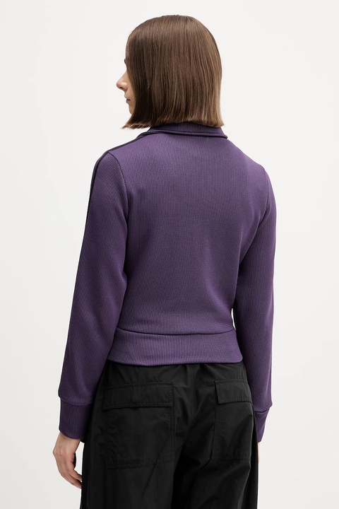 adidas Originals bluza Firebird damska kolor fioletowy z aplikacją JY2615 - zdjęcie produktu nr 2