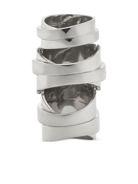 MM6 Maison Margiela Numeric logo ring - Silver - zdjęcie produktu nr 2