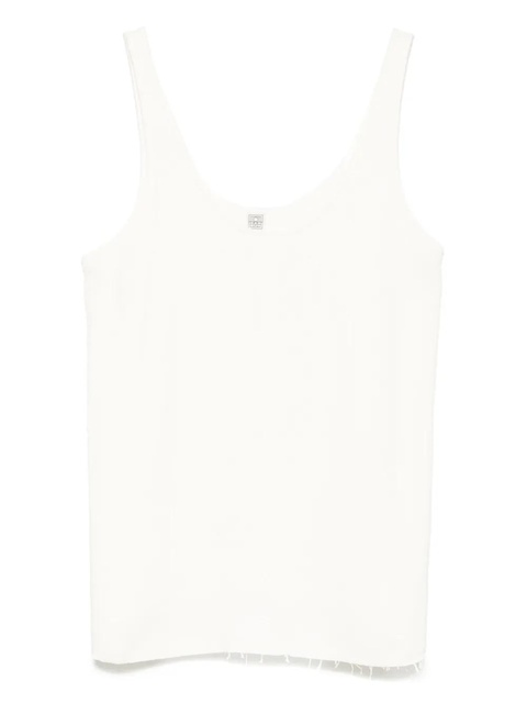 TOTEME textured top - White - zdjęcie produktu nr 1