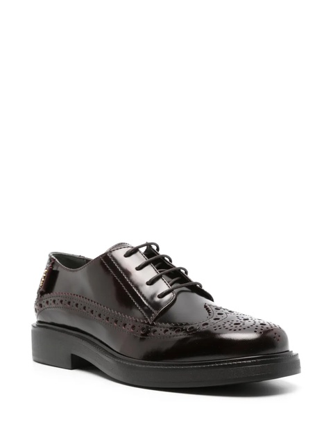 Tod's logo-tag brogues - Red - zdjęcie produktu nr 2