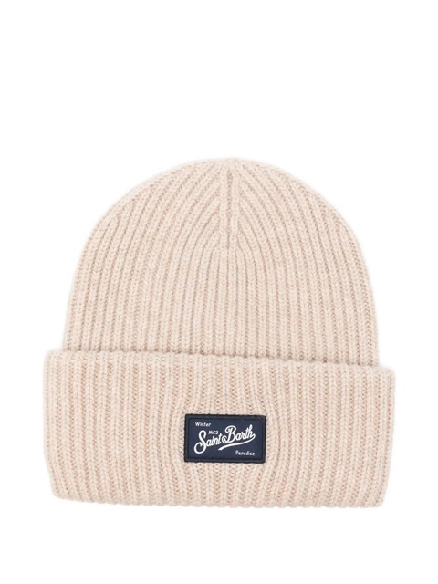 MC2 Saint Barth ribbed-knit beanie - Neutrals - zdjęcie produktu nr 1
