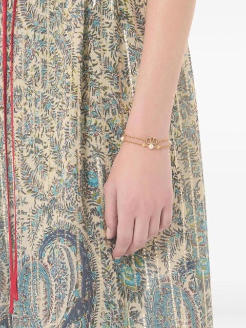 Valentino Garavani V-logo pearl bracelet - Gold - zdjęcie produktu nr 2