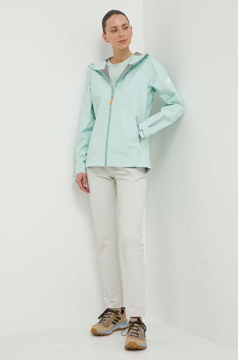 Mammut kurtka outdoorowa Convey Tour HS kolor zielony gore-tex - zdjęcie produktu nr 1