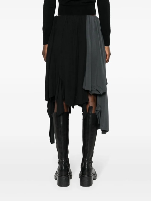Acne Studios T-shirt patchwork skirt - Grey - zdjęcie produktu nr 2
