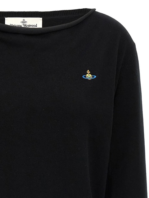 Vivienne Westwood Pamela Orb-embroidered sweater - Black - zdjęcie produktu nr 2