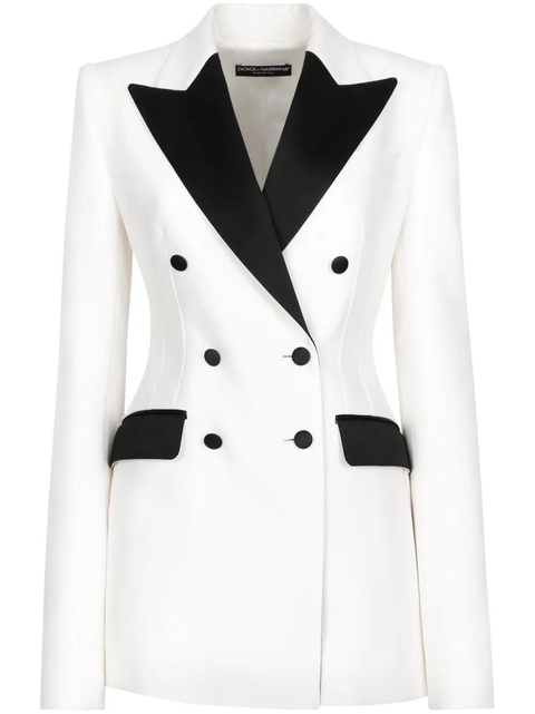 Dolce & Gabbana double-breasted blazer - White - zdjęcie produktu nr 1