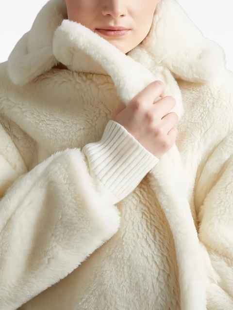 Max Mara Teddy Bear Icon double-breasted coat - White - zdjęcie produktu nr 2