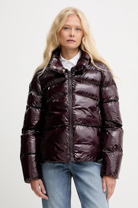 Pinko kurtka kolor bordowy zimowa 101598 A2P7 - zdjęcie produktu nr 1