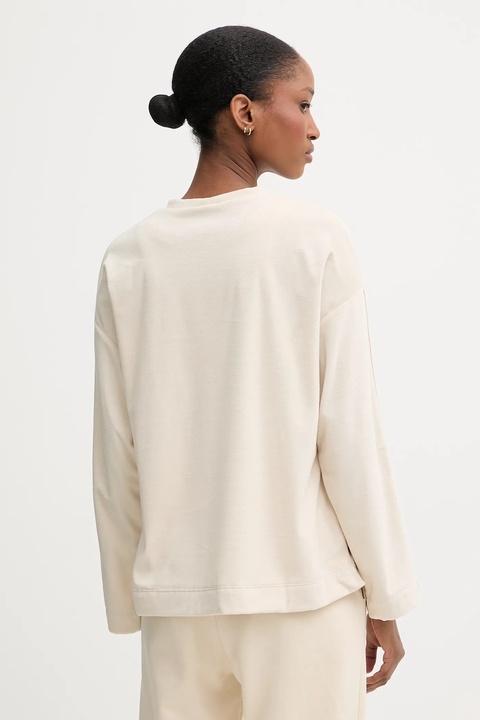 United Colors of Benetton longsleeve piżamowy damska kolor beżowy 3JQA3M08B - zdjęcie produktu nr 2