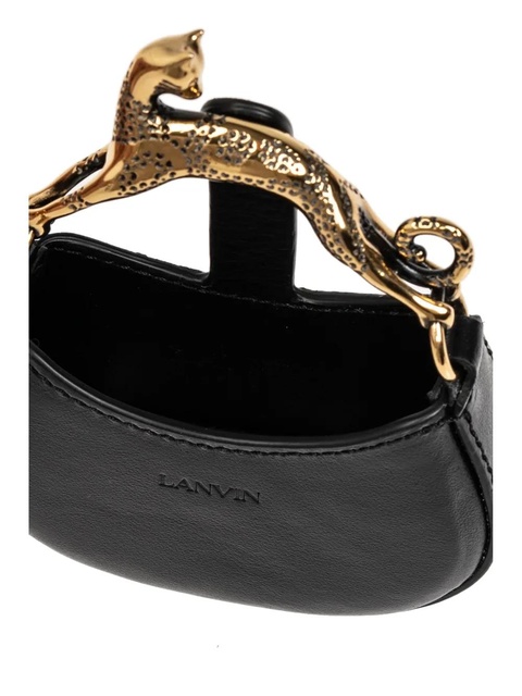 Lanvin Cat leather mini bag - Black - zdjęcie produktu nr 2