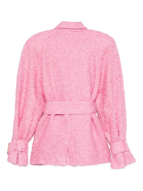 Rowen Rose belted double-breasted jacket - Pink - zdjęcie produktu nr 1