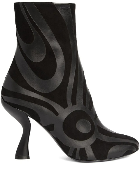 PUCCI marmo print heeled boots - Black - zdjęcie produktu nr 1