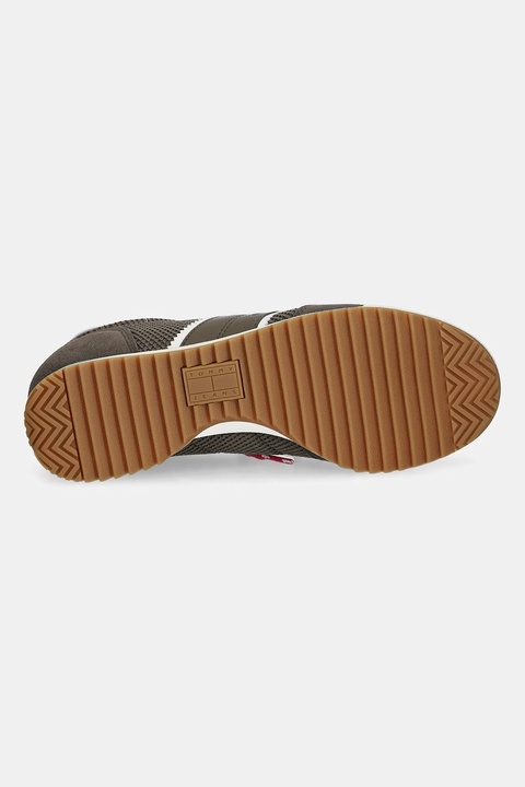 Tommy Jeans sneakersy TJW LOW PROFILE RUNNER damskie kolor brązowy EN0EN02862 - zdjęcie produktu nr 2