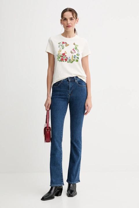 Levi's jeansy 725 HIGH RISE BOOTCUT damskie high waist 18759.0234 - zdjęcie produktu nr 2
