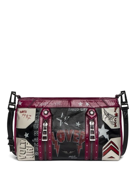 Zadig&Voltaire Sunny Moody Punk graphic-print cross body bag - Black - zdjęcie produktu nr 1