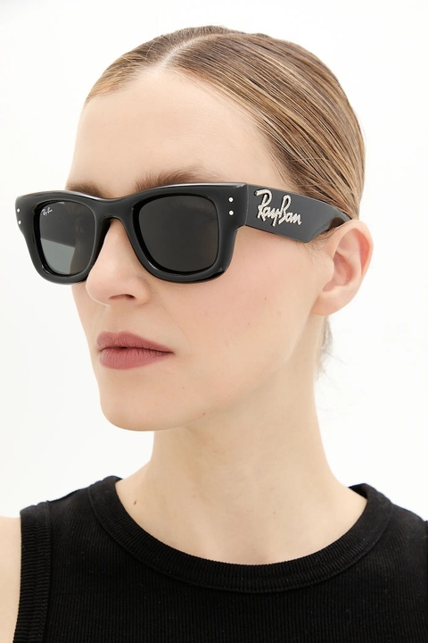 Ray-Ban okulary przeciwsłoneczne kolor czarny 0RB4940B - zdjęcie produktu nr 2