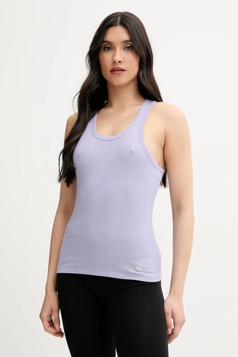 Calvin Klein Underwear top bawełniany 3-pack kolor fioletowy LV00QS7493 - zdjęcie produktu nr 1