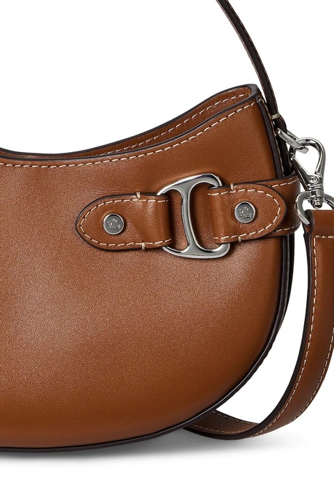 Lauren Ralph Lauren torebka skórzana kolor brązowy 431980159 - zdjęcie produktu nr 1