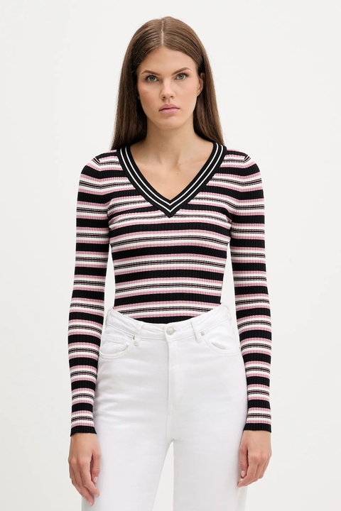 Guess Jeans sweter damski kolor czarny lekki W5BR05 Z3P32 - zdjęcie produktu nr 1