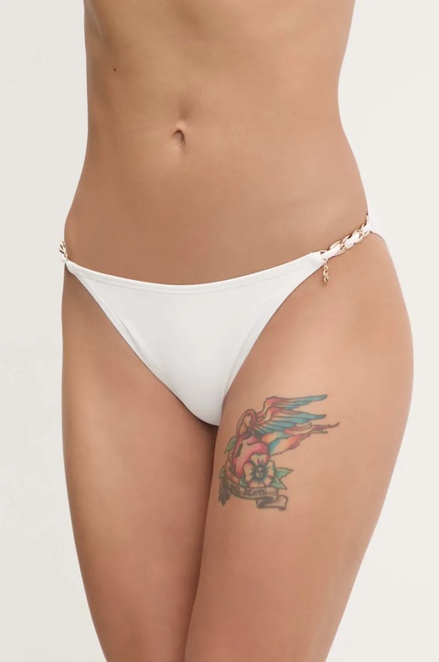 MICHAEL Michael Kors figi kąpielowe BIKINI BOTTOM kolor biały MM7M040 - zdjęcie produktu nr 1