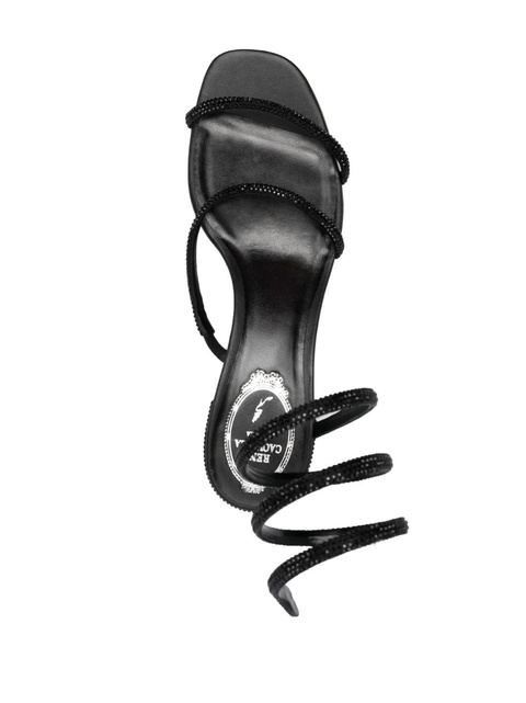 René Caovilla Cleo Crystal 35mm sandals - Black - zdjęcie produktu nr 2