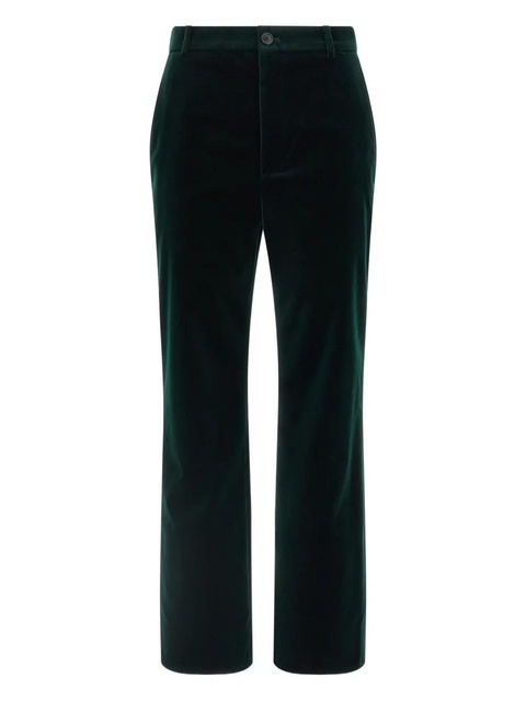 Saint Laurent velvet trousers - Green - zdjęcie produktu nr 1
