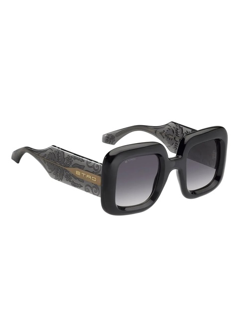 ETRO arm-embellishment square sunglasses - Black - zdjęcie produktu nr 2