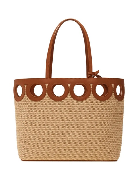 Ferragamo large raffia tote bag - Neutrals - zdjęcie produktu nr 2