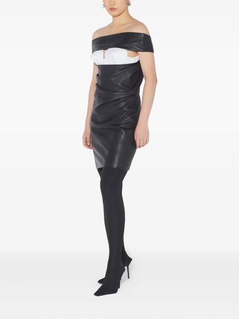 Jean Paul Gaultier leather mini dress - Black - zdjęcie produktu nr 1