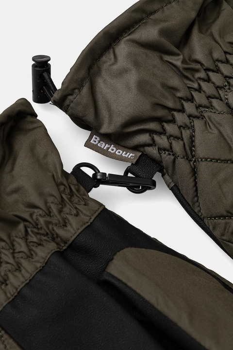 Barbour rękawiczki damskie kolor zielony LGL0142 - zdjęcie produktu nr 2