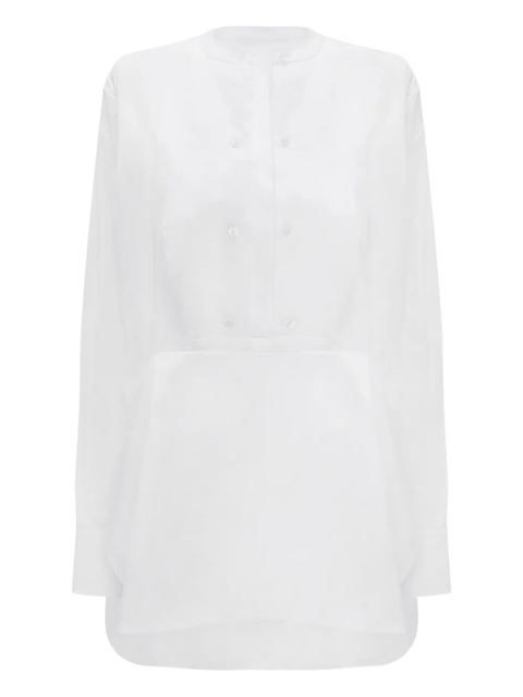 Victoria Beckham bib-detail shirt - White - zdjęcie produktu nr 1