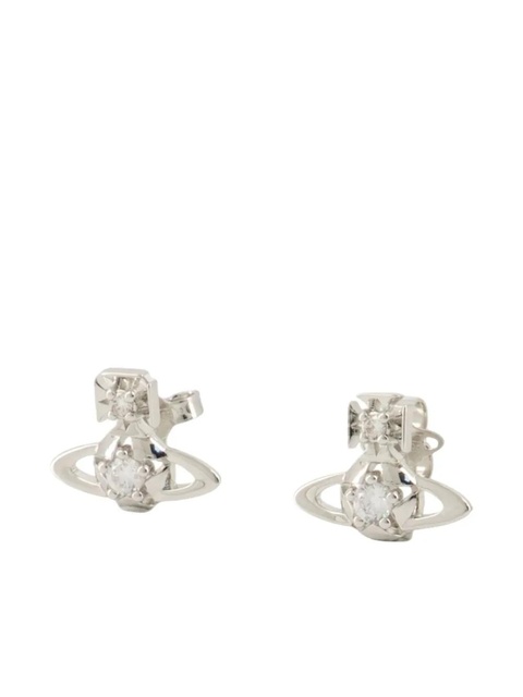 Vivienne Westwood orb cubic zirconia earrings - Silver - zdjęcie produktu nr 2
