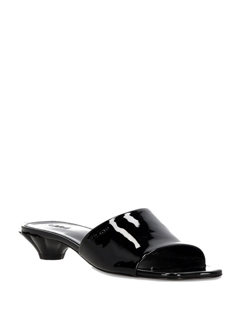 Chloé 25mm leather sandals - Black - zdjęcie produktu nr 2