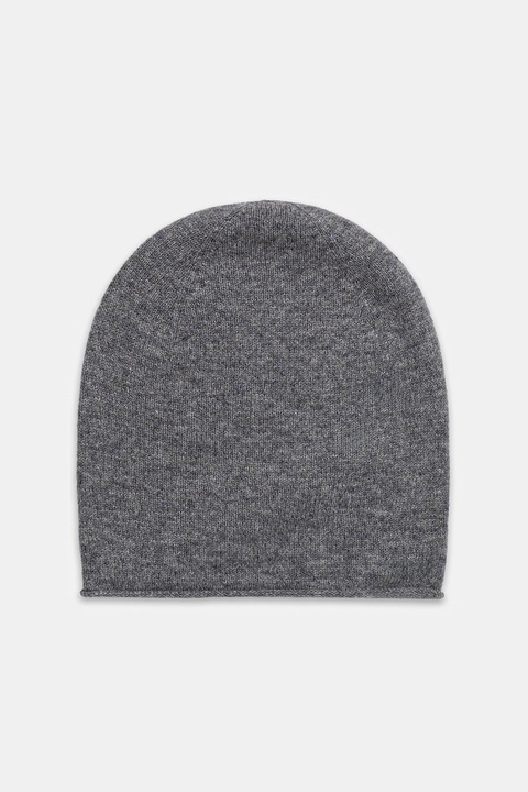 Answear.LAB czapka kaszmirowa kolor szary - zdjęcie produktu nr 1