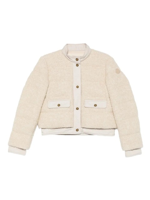 Moncler button-down bomber jacket - Neutrals - zdjęcie produktu nr 1