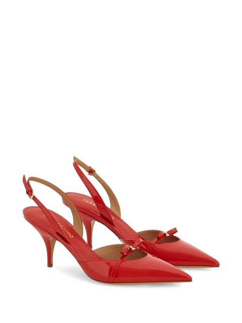 Ferragamo Bow pumps - Red - zdjęcie produktu nr 2
