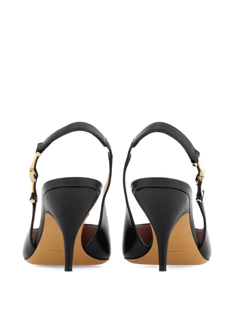 Ferragamo 70mm leather pumps - Black - zdjęcie produktu nr 2