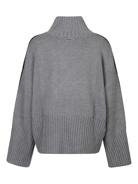 PINKO side-stripe sweater - Grey - zdjęcie produktu nr 1