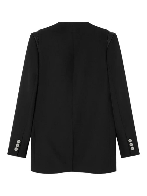 Versace shoulder-trim jacket - Black - zdjęcie produktu nr 2