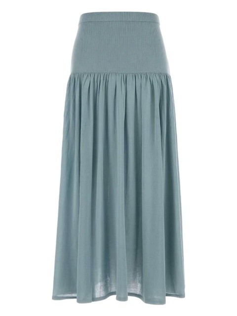 ZIMMERMANN Hypnotic ruffled midi skirt - Blue - zdjęcie produktu nr 1