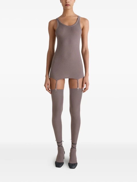 LEMAIRE ribbed suspender vest - Neutrals - zdjęcie produktu nr 1