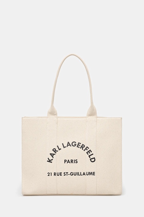 Karl Lagerfeld torebka kolor beżowy A1W50009 - zdjęcie produktu nr 1