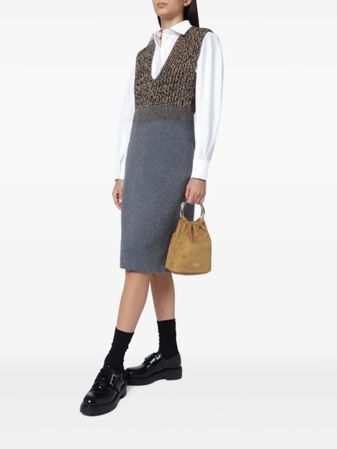 Prada ring-handle bucket bag - Brown - zdjęcie produktu nr 1