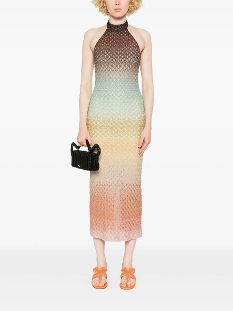Missoni ombré-effect midi dress - Brown - zdjęcie produktu nr 2
