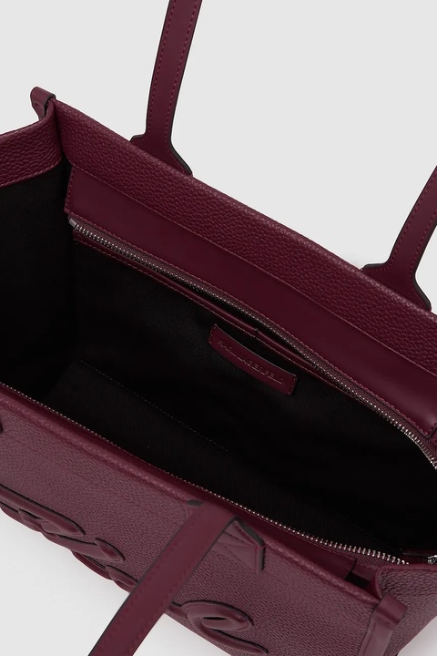 Karl Lagerfeld torebka kolor bordowy A4W30258 - zdjęcie produktu nr 2