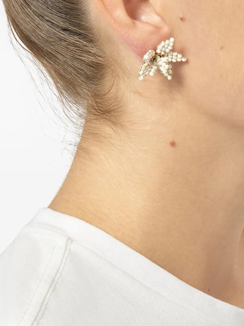 ISABEL MARANT Loli asymmetric earrings - Neutrals - zdjęcie produktu nr 2