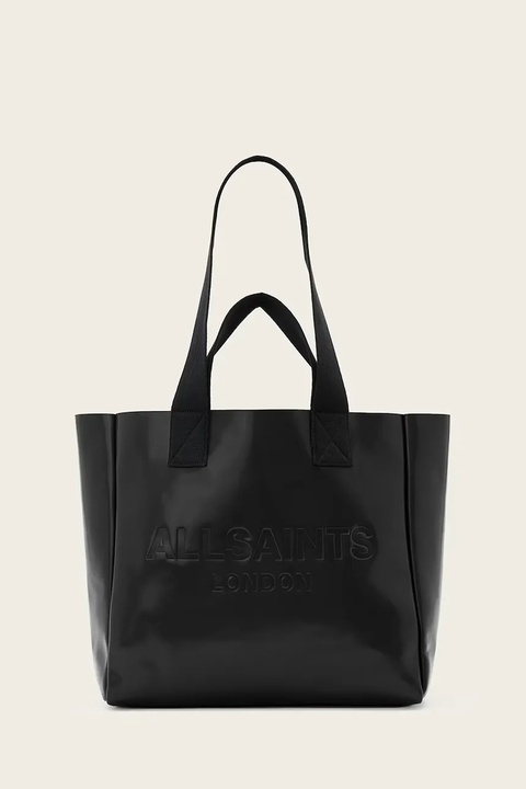 AllSaints torba skórzana IZZY kolor czarny W391XD - zdjęcie produktu nr 1