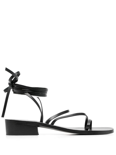 Ancient Greek Sandals 30mm Hara leather sandals - Black - zdjęcie produktu nr 1