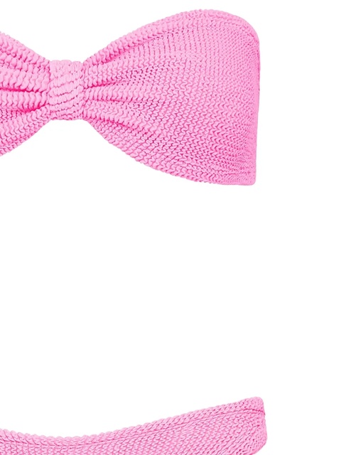 Hunza G Jean bandeau textured bikini - Pink - zdjęcie produktu nr 2
