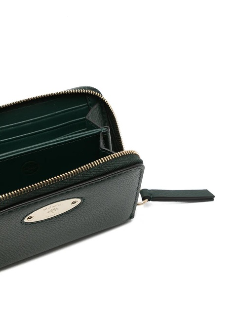 Mulberry small logo-plaque zipped purse - Green - zdjęcie produktu nr 2
